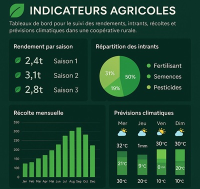 Suivi des indicateurs agricoles
